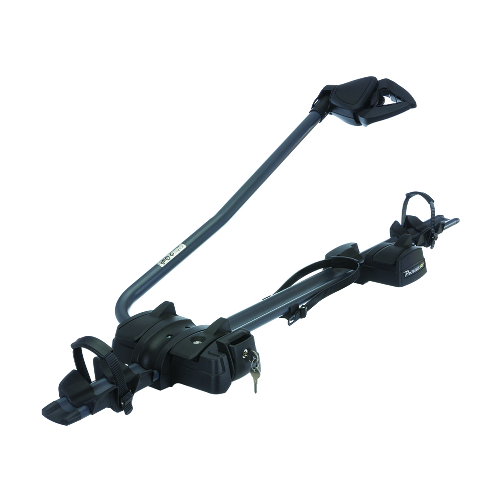 Roof bike rack - Peruzzo Pure Instinct Roof Universal Car Roof Bike Rack For 1 Bike With Frame Fixing And Anti-theft Device