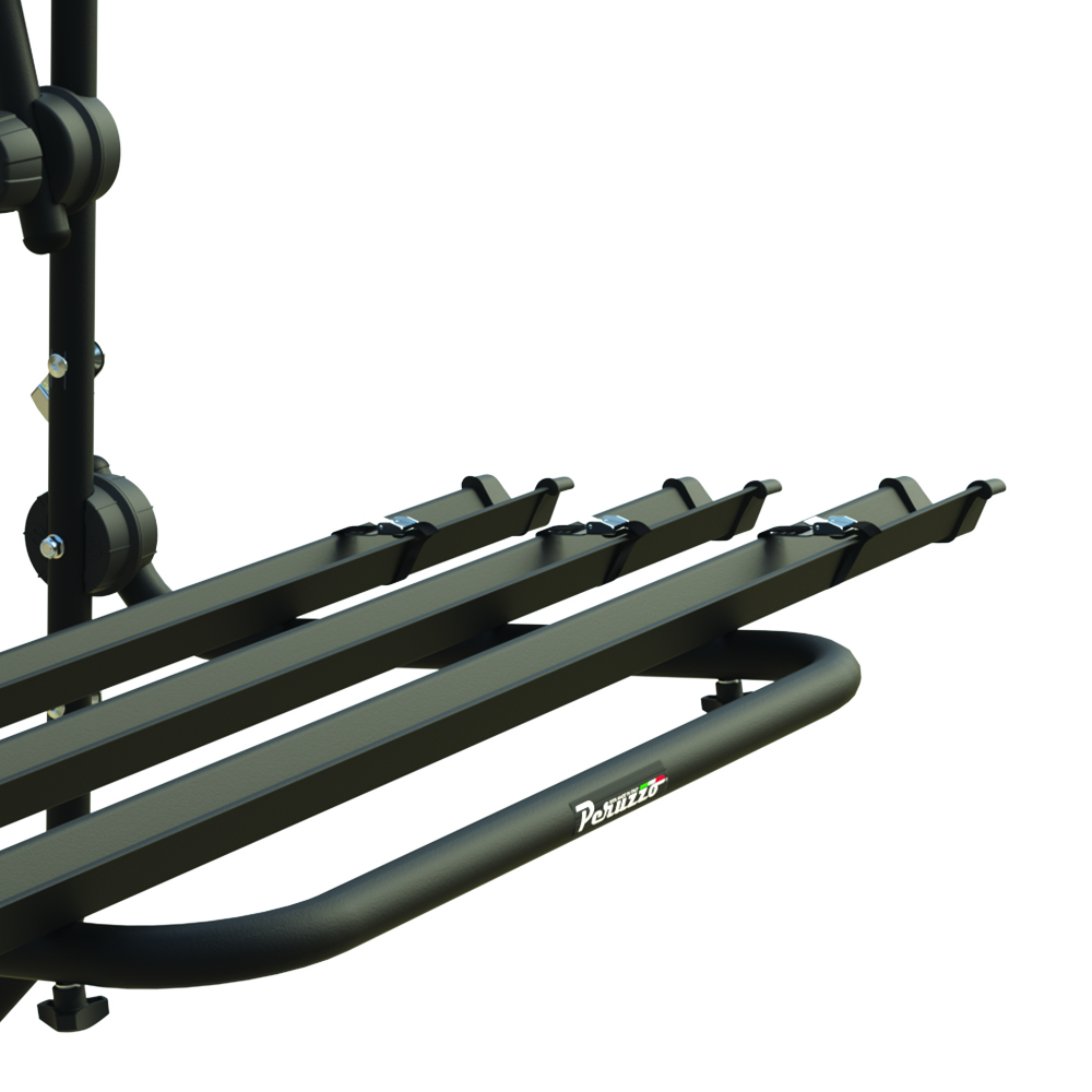 Portabicicletas trasero - Peruzzo Portabicicletas Trasero De Acero Padova Para 3 Bicicletas Capacidad 45kg.
