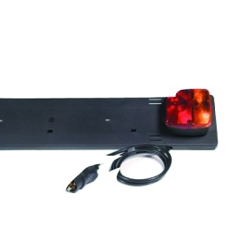 Bike Rack Accessories - Peruzzo Rear License Plate Holder Bar With Lights And 7-pin Plug