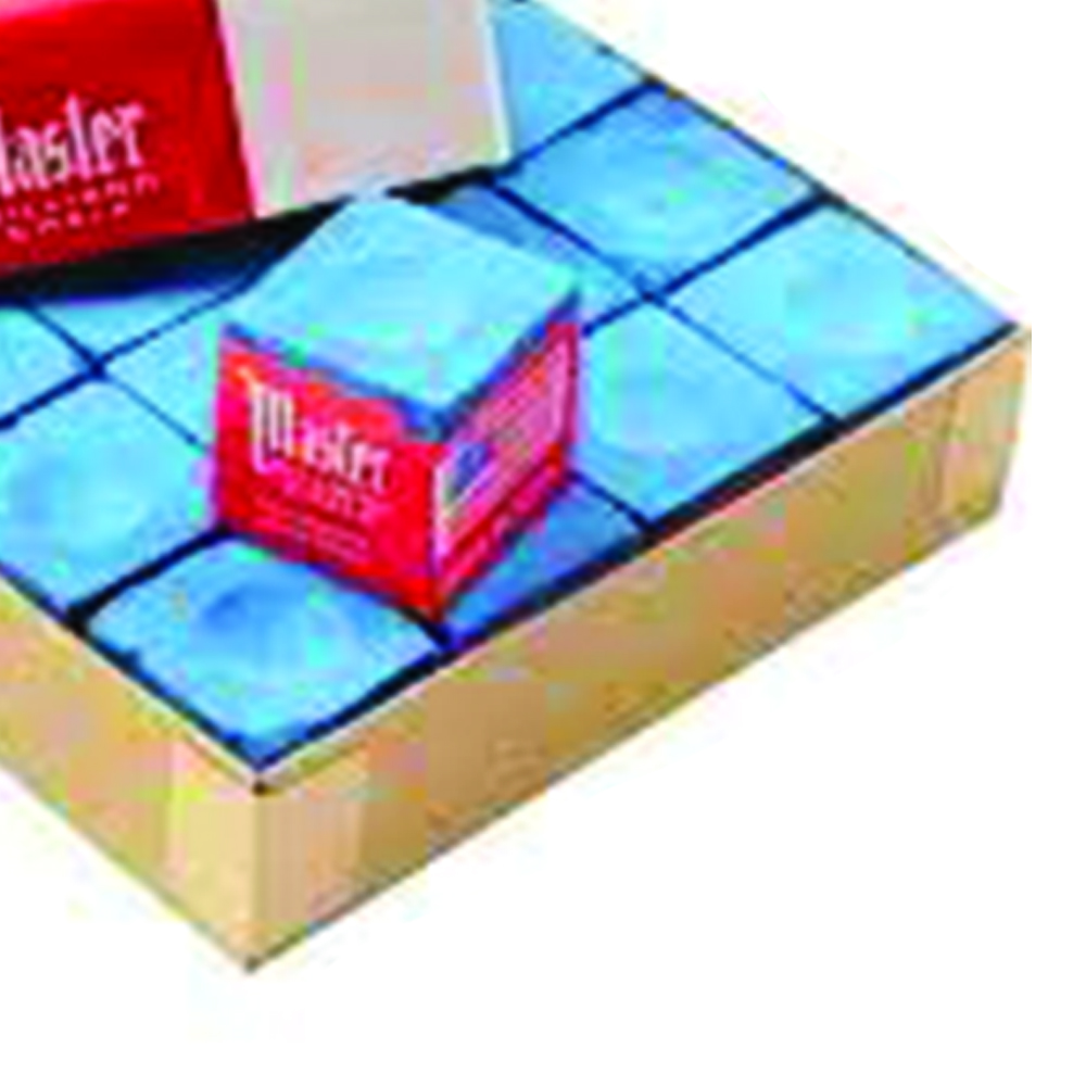 Billiard spare parts - Master Blue Billiard Chalk Pack 12 Pcs