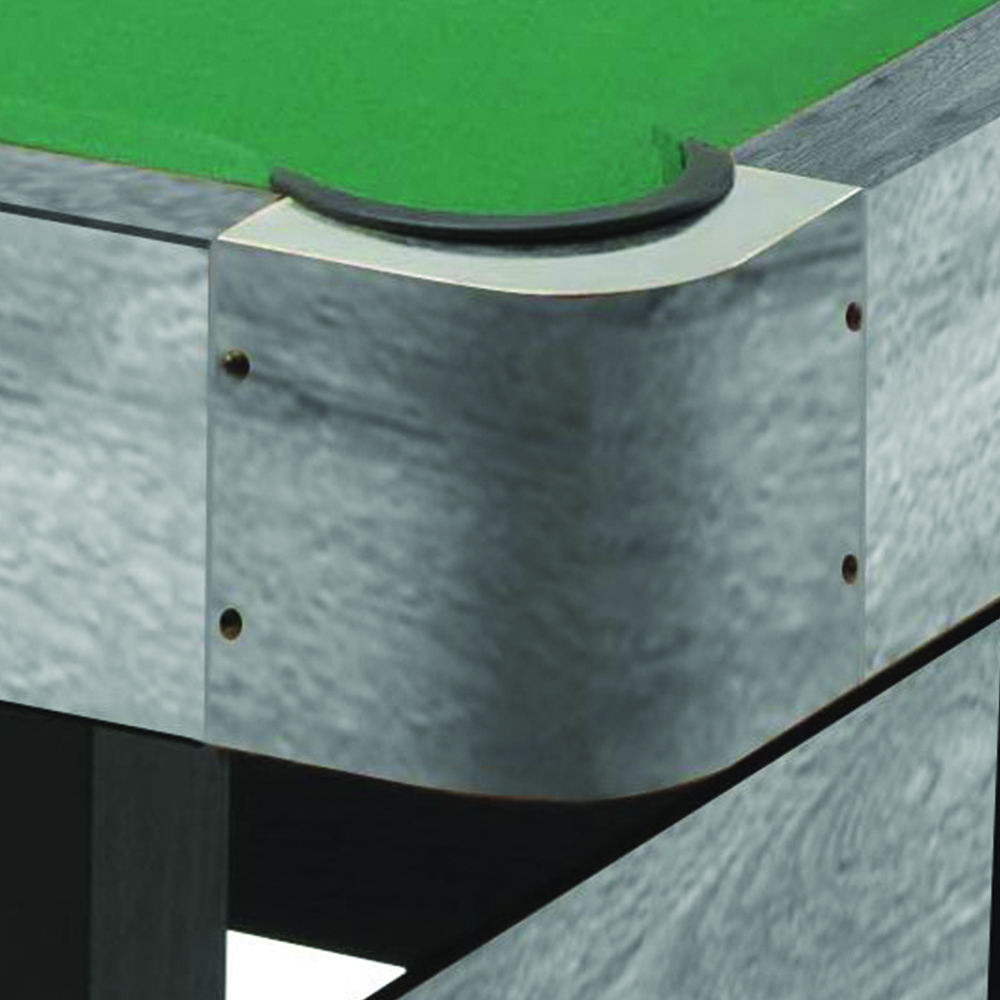 Billiard tables - Garlando Chicago 4 Gray Oak Pool Table With Mdf Game Top