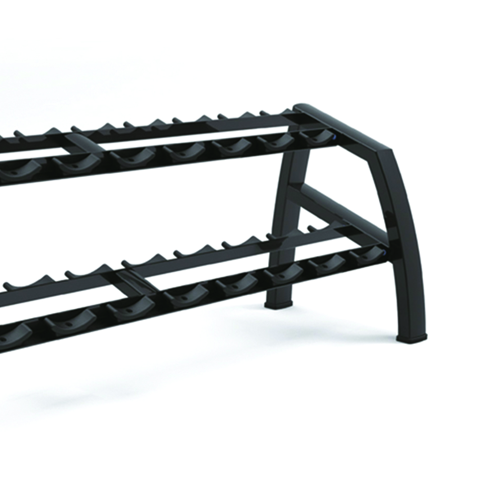 Weights Rack and Dumbbells - Diamond Round Dumbbell Rack 10 Pairs 236.6x75x81.5cm