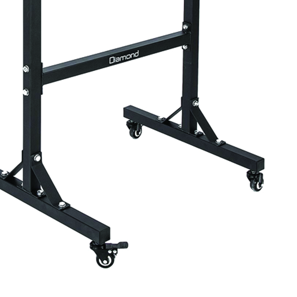 Weights Rack and Dumbbells - Diamond Mat Rack 71x60x185cm