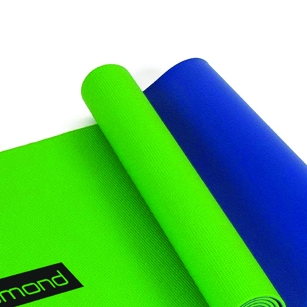 Tapis de sol - Diamond Tapis De Yoga Pvc 173x600,6cm Bicolore Vert/bleu   