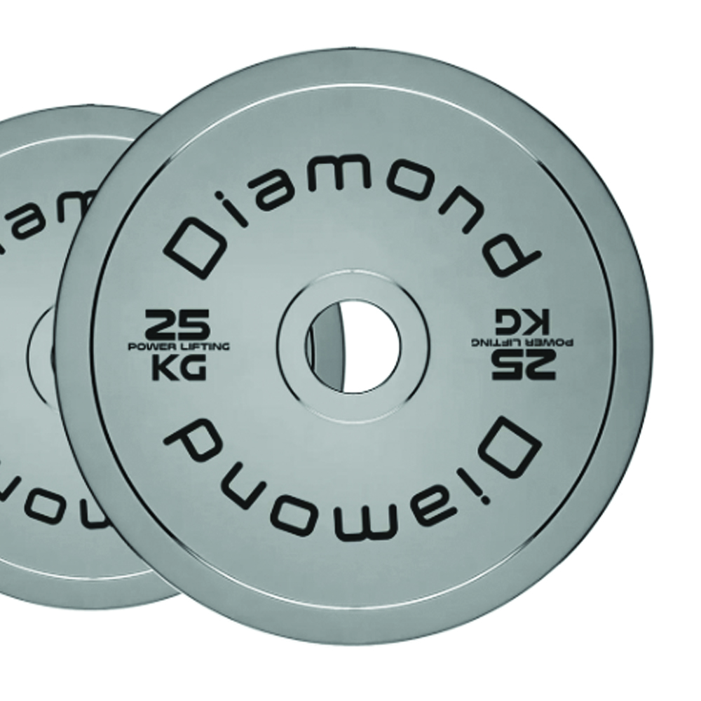 Discs - Diamond Olympic Steel Disc For Powerlifting