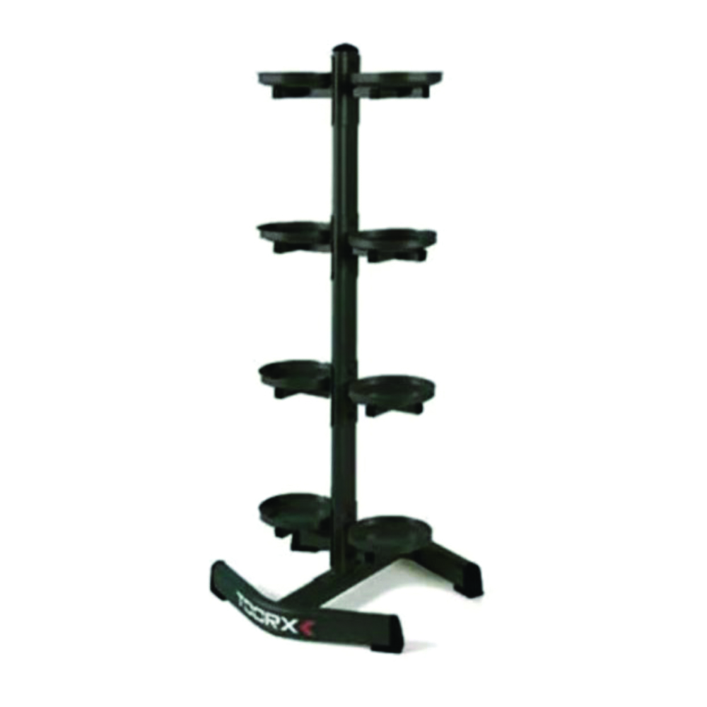Weights Rack and Dumbbells - Toorx Vertical Kettlebell-medicine Ball Rack 8 Places