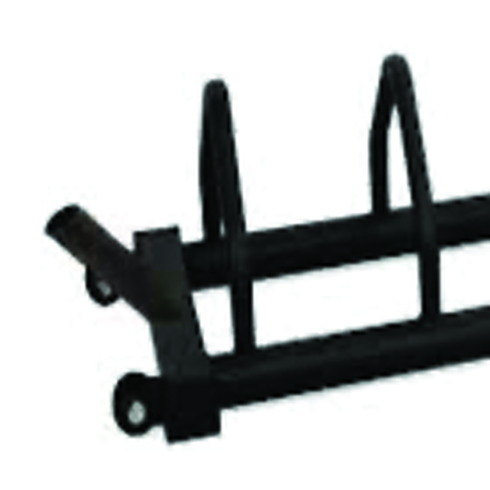 Weights Rack and Dumbbells - Toorx Horizontal Bumper Holder Rack