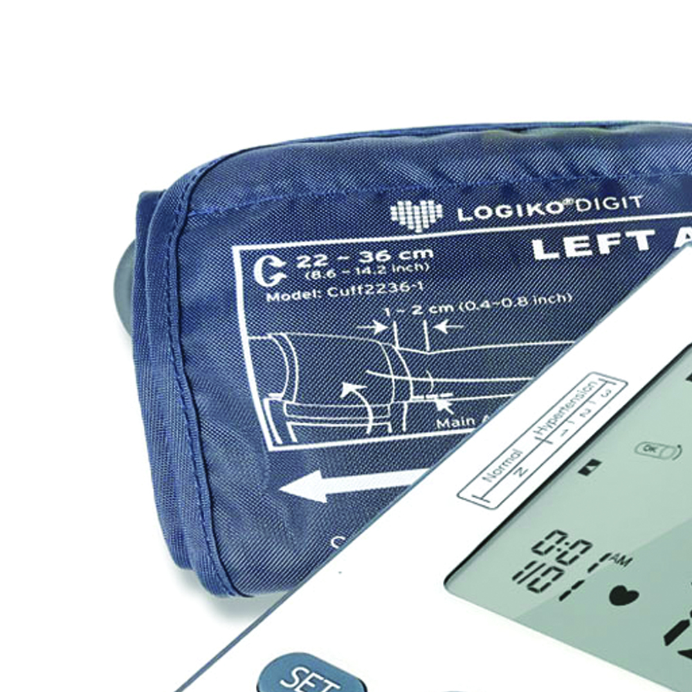 Sphygmomanometers/blood pressure monitors - Logiko 3 Inch Lcd Digital Sphygmo Upper Arm Blood Pressure Monitor