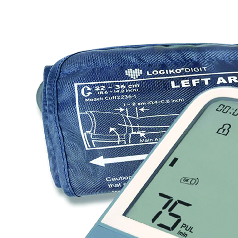 Sphygmomanometers/blood pressure monitors - Logiko Arm Pressure Monitor Digital Lcd 4.8 Standard Usb