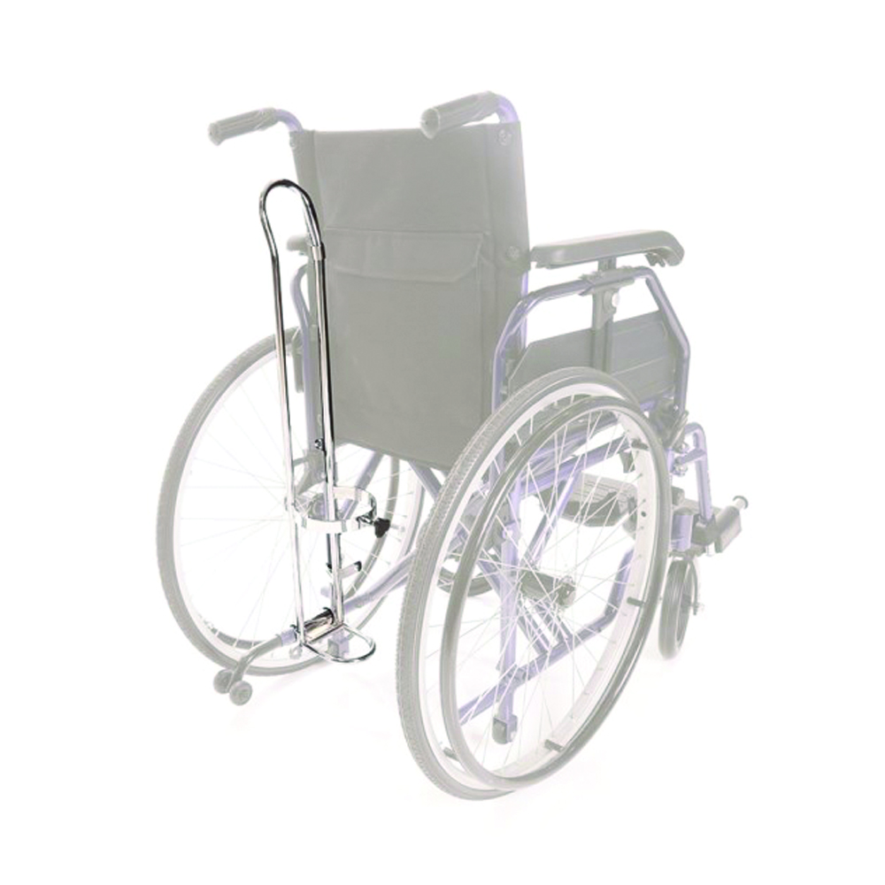Wheelchair Accessories and Spare Parts - Ardea One Oxygen Cylinder Holder In Chromed Steel, Max Cylinder Diameter 12cm