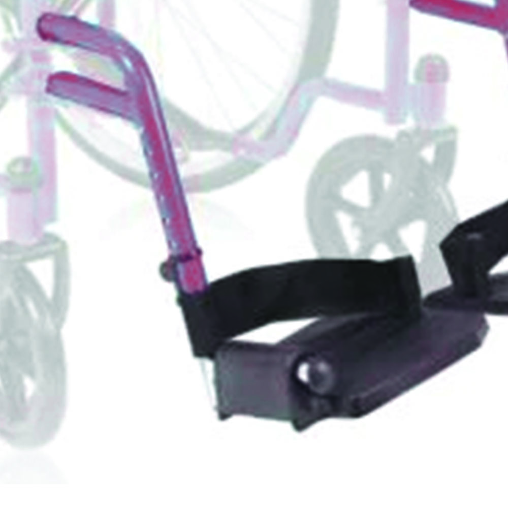 Wheelchair Accessories and Spare Parts - Ardea One Pair Of Removable Side Steps For Start/go Wheelchairs In Gloss Red