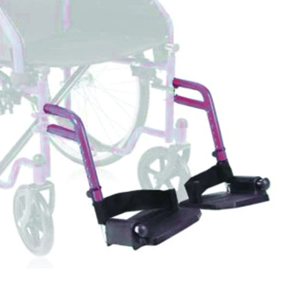Wheelchair Accessories and Spare Parts - Ardea One Pair Of Removable Side Steps For Start/go Wheelchairs In Gloss Red