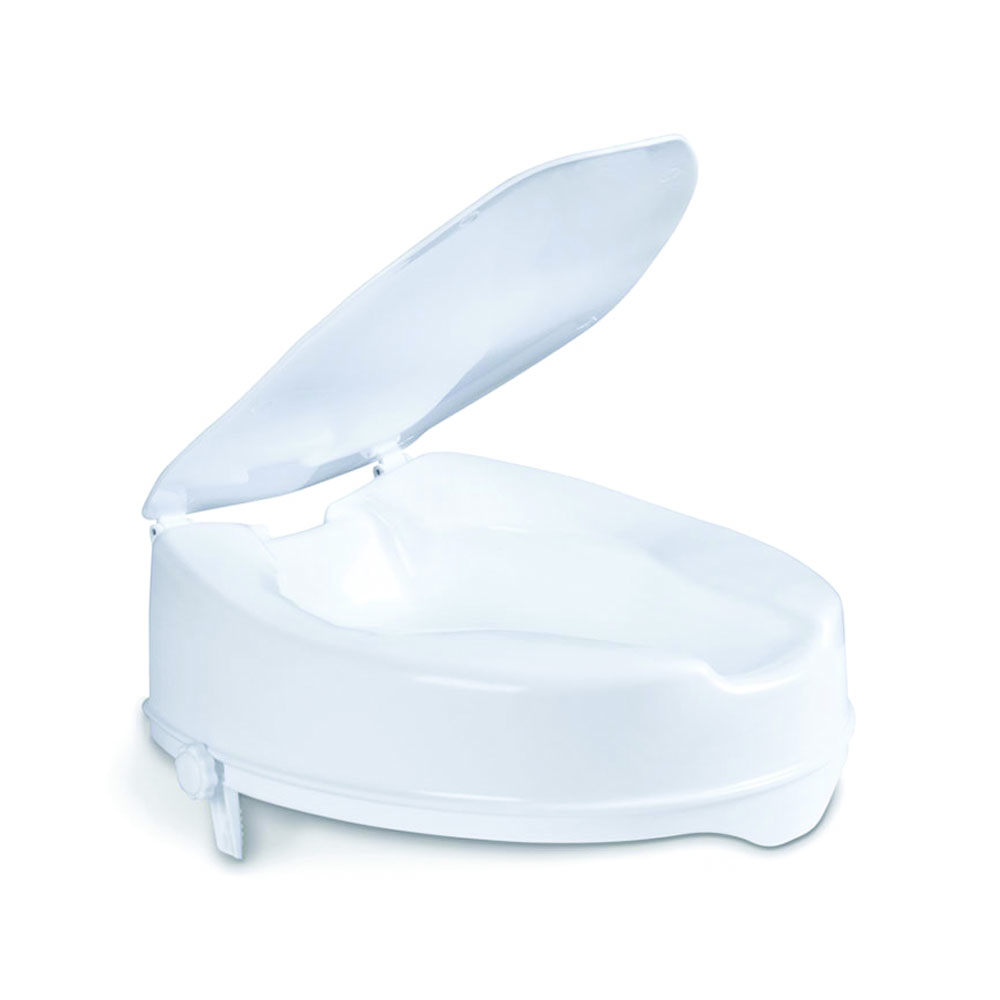 Risers for toilet bowls - Mopedia Toilet Riser With Stops And Lid H 10cm