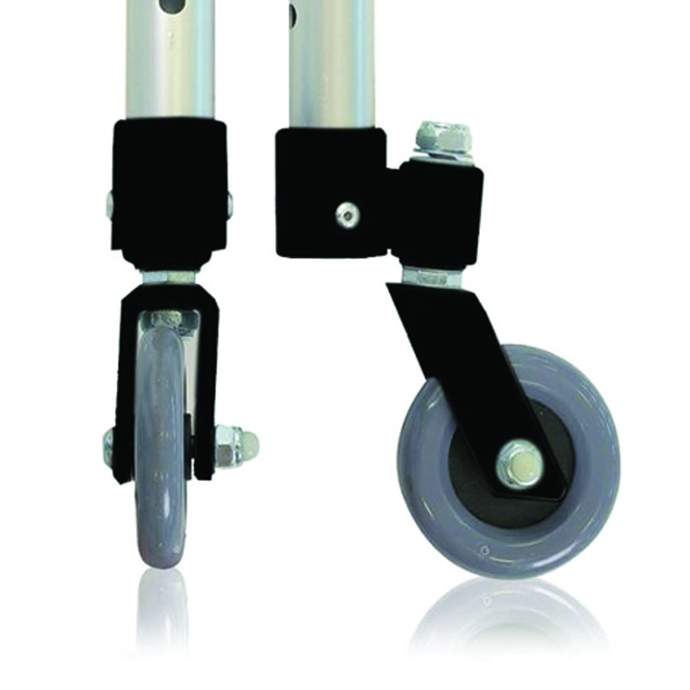 Accessories and spare parts for walkers - Mopedia Pair Of Legs And Swivel Wheels For 5-hole Underarm Walkers