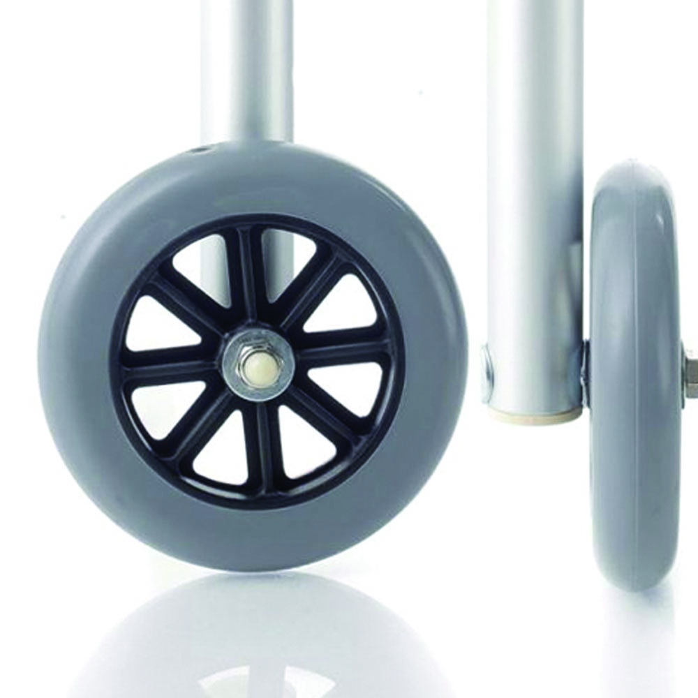 Accessories and spare parts for walkers - Mopedia Pair Of Legs With Fixed Wheels Diameter 12cm For Walkers