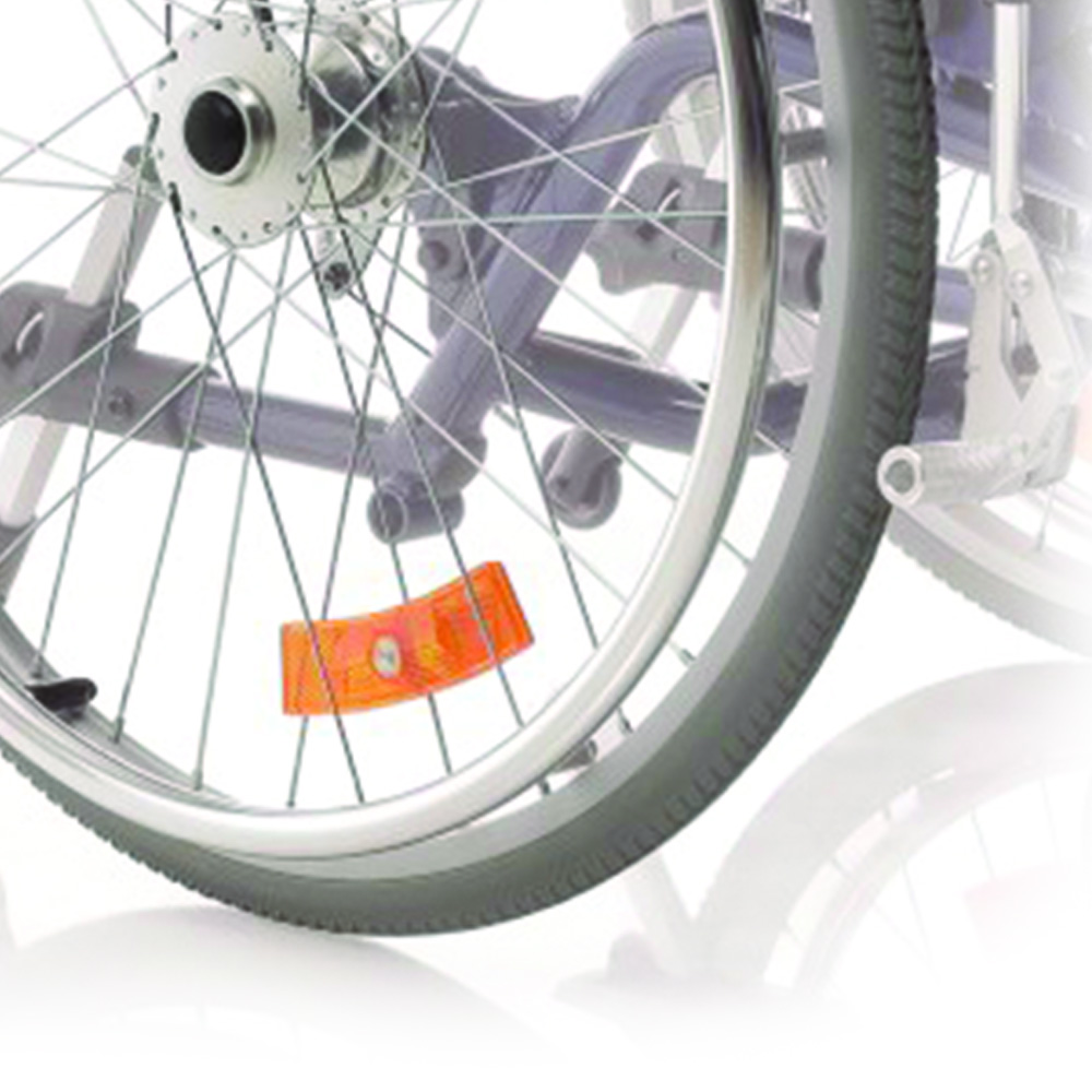 Wheelchair Accessories and Spare Parts - Mopedia Pair Of Rear Wheels Diameter 60 Cm For Komoda Wheelchair