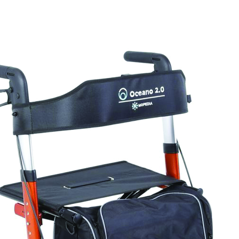 Rollator Walkers - Mopedia Walker Rollator Folding Ocean 2.0 Walker For Elderly Disabled 4 Wheels