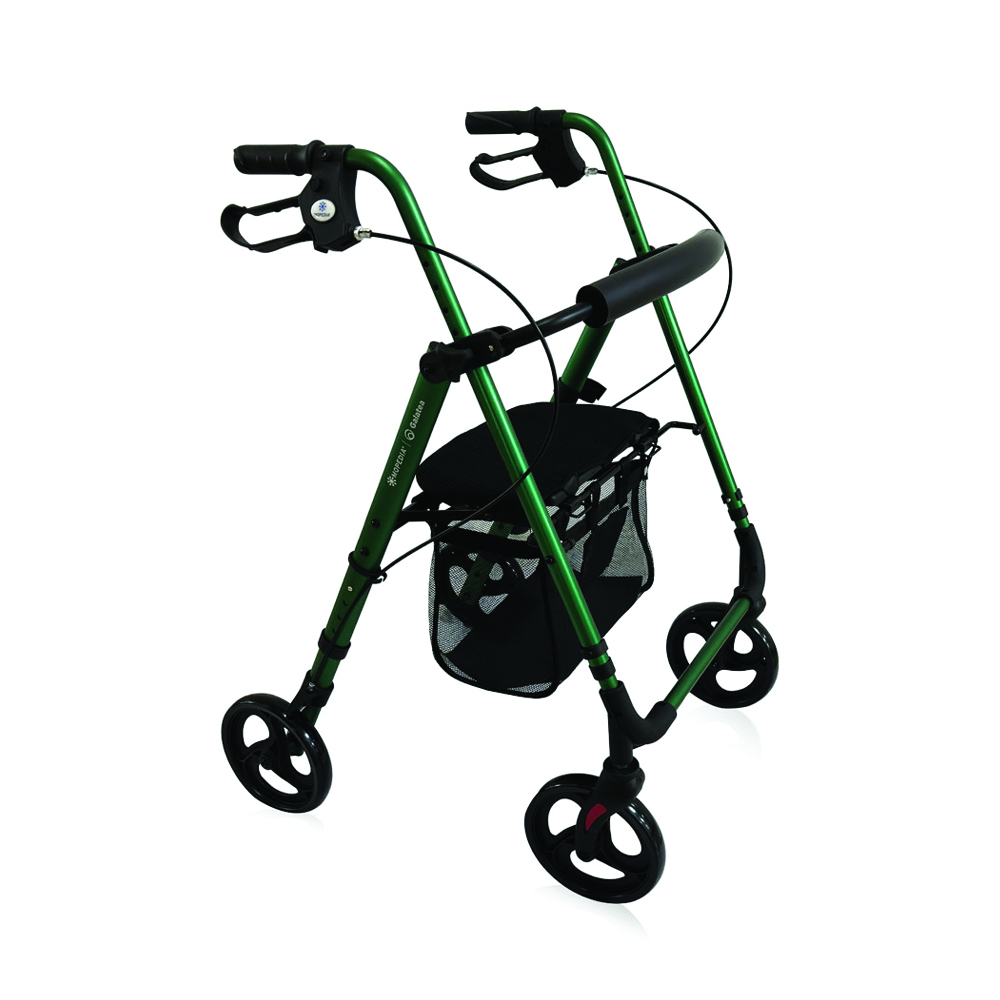 Rollator Walkers - Mopedia Rollator Folding Galatea Walker For Elderly Disabled 4 Wheels
