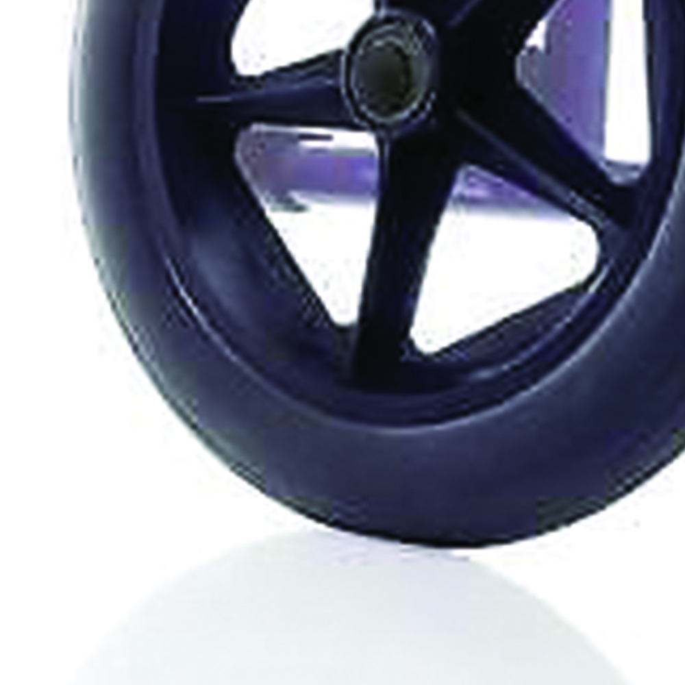 Wheelchair Accessories and Spare Parts - Mopedia Pair Of Solid Pu Rear Wheels Diameter 30cm For Cp200/cp110 Wheelchair