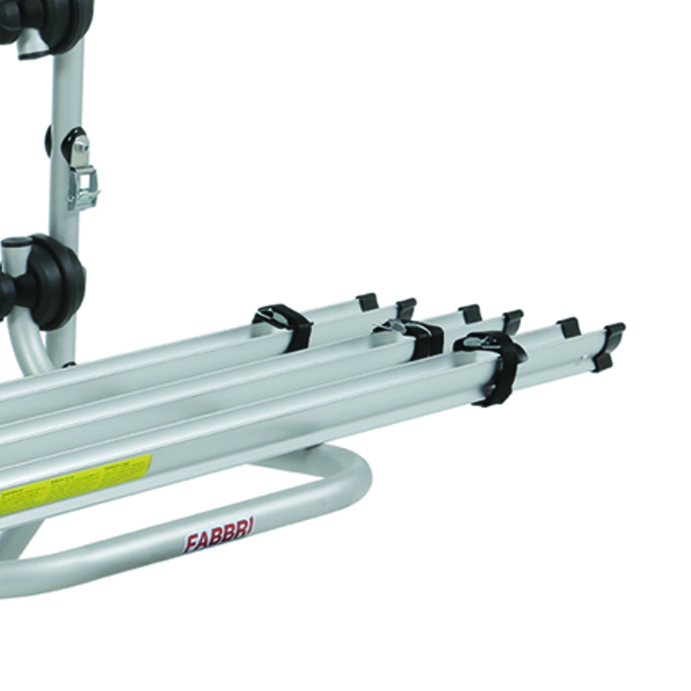 Rear bike rack - Fabbri Aluminum Modular Car Rear Bike Rack For 3 Bikes, 45kg Capacity
