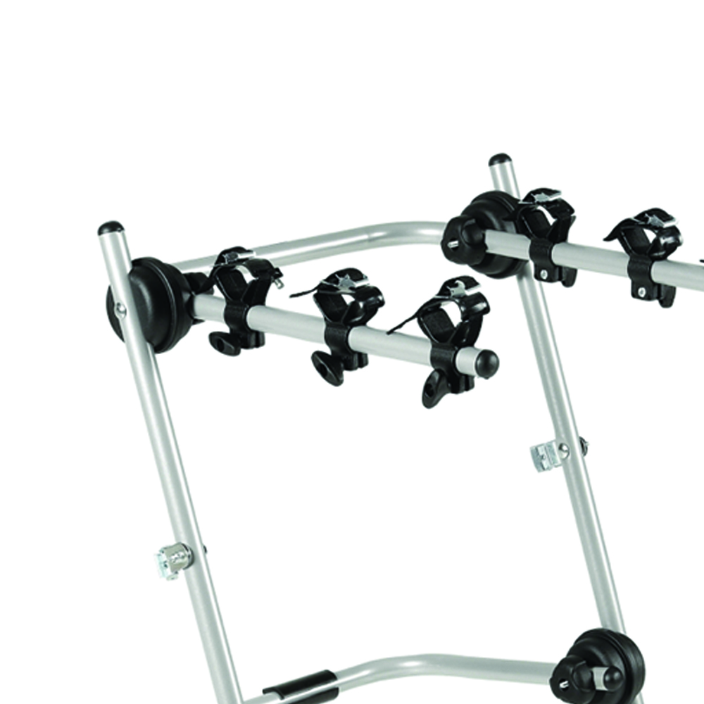 Rear bike rack - Fabbri Torbole Rear Car Bike Rack For 3 Foldable Steel Bikes