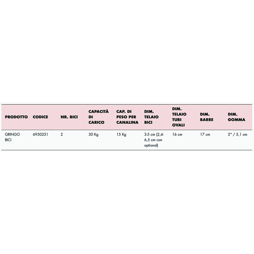 4x4 bike rack - Fabbri Portabici Posteriore Gringo Bici Per Auto Fuoristrada Con Ruota Di Scorta Posteriore