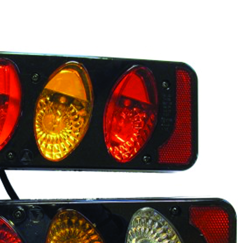 Bike Rack Accessories - Peruzzo 2 Black Lights With Cable And 13-pin Plug Pure Instinct Art.708