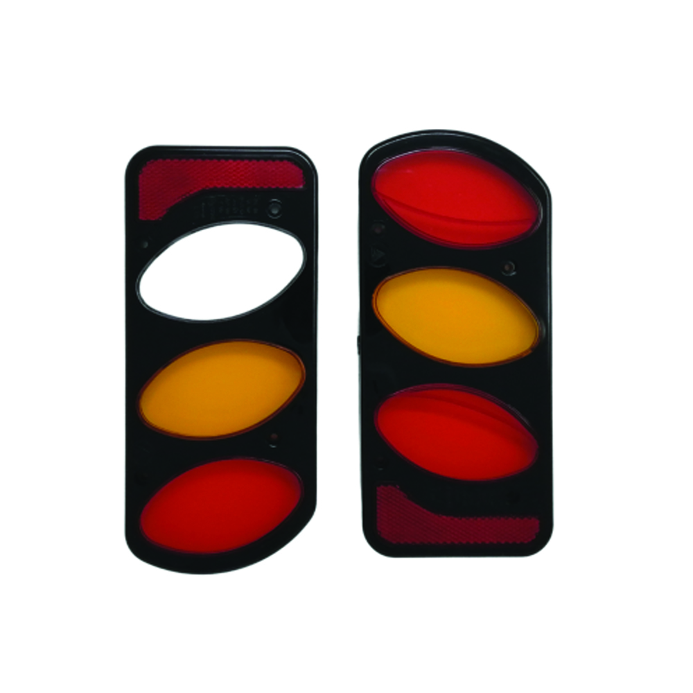 Bike Rack Accessories - Peruzzo 2 Black Plastic Right And Left Headlights For Pure Instinct Art.708