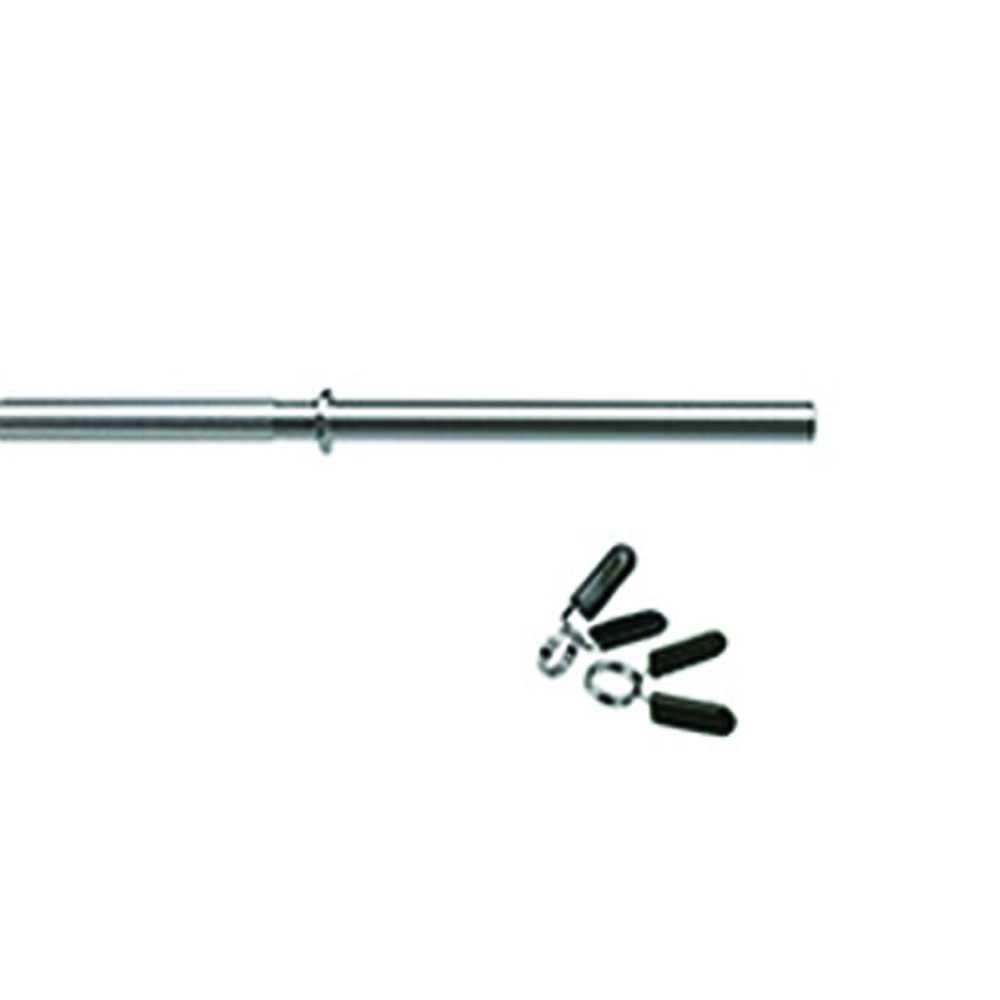 Barbells - JK Fitness Chromed Steel Barbell Hole Ø 25mm With Spring Lock