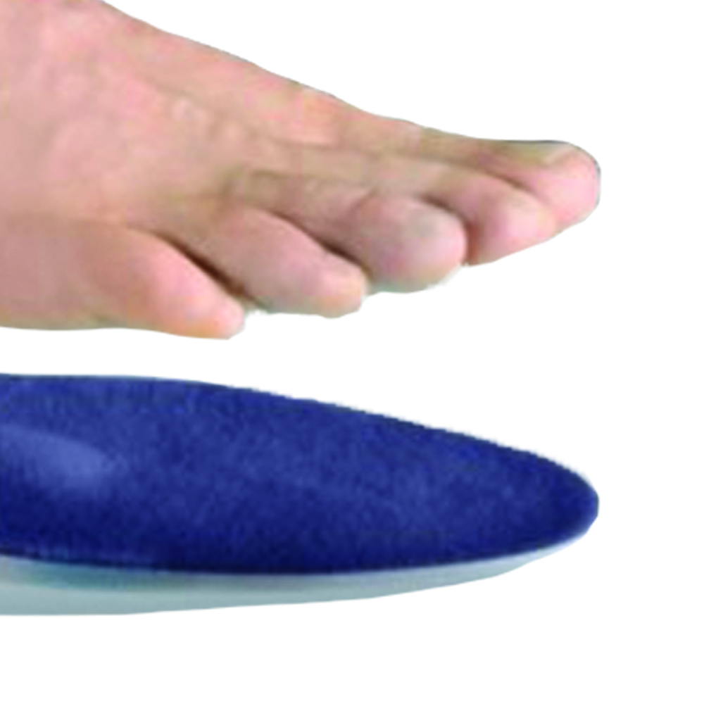 Orthopedic insoles and insoles - Fgp Silicone Footbed With Prt-01 Fabric Cover