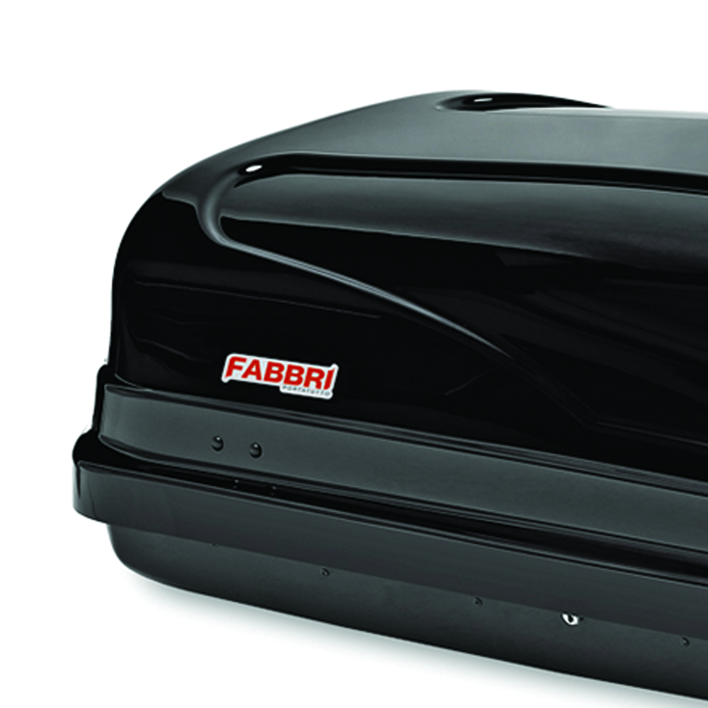 Roof box - Fabbri 360lt Car Roof Box Supernova 360 Black Luggage Carrier Trunk