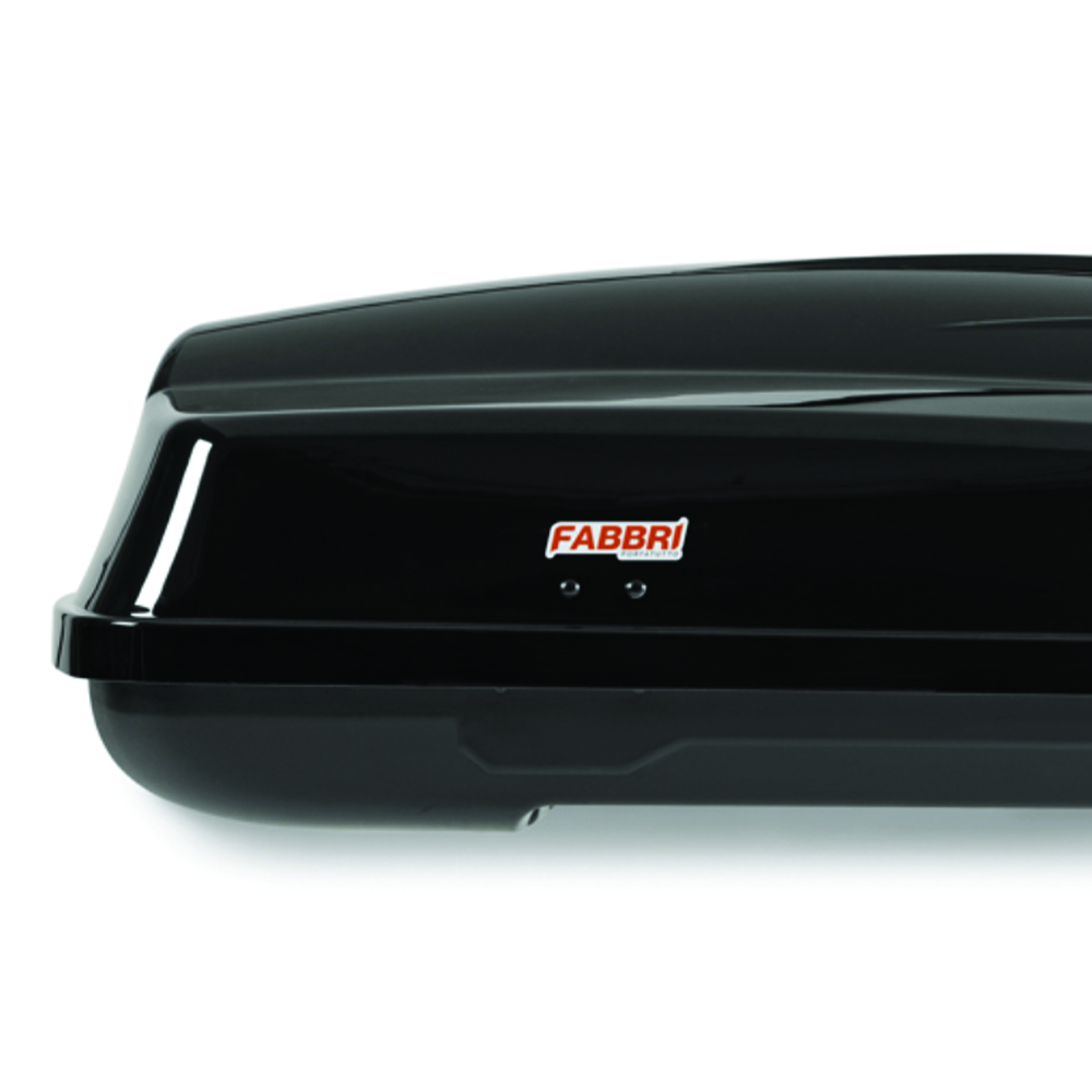 Roof box - Fabbri 430lt Car Roof Box Nova 430 Black Luggage Carrier Trunk