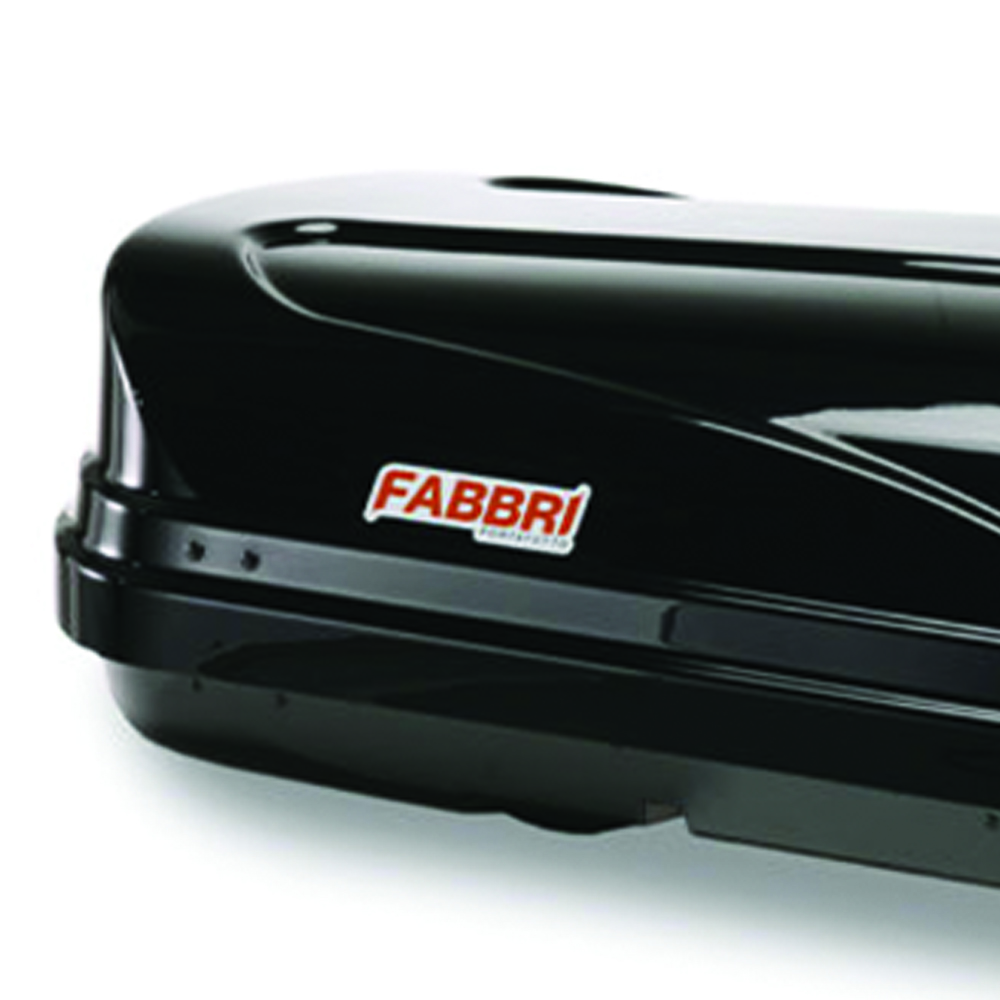 Roof box - Fabbri 500lt Car Roof Box Supernova 500 Black Luggage Carrier Trunk