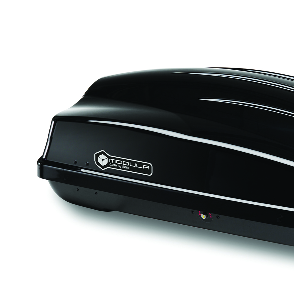 Roof box - Modula 340lt Car Roof Box Luggage Carrier Ciao 340 Black Trunk Carrier