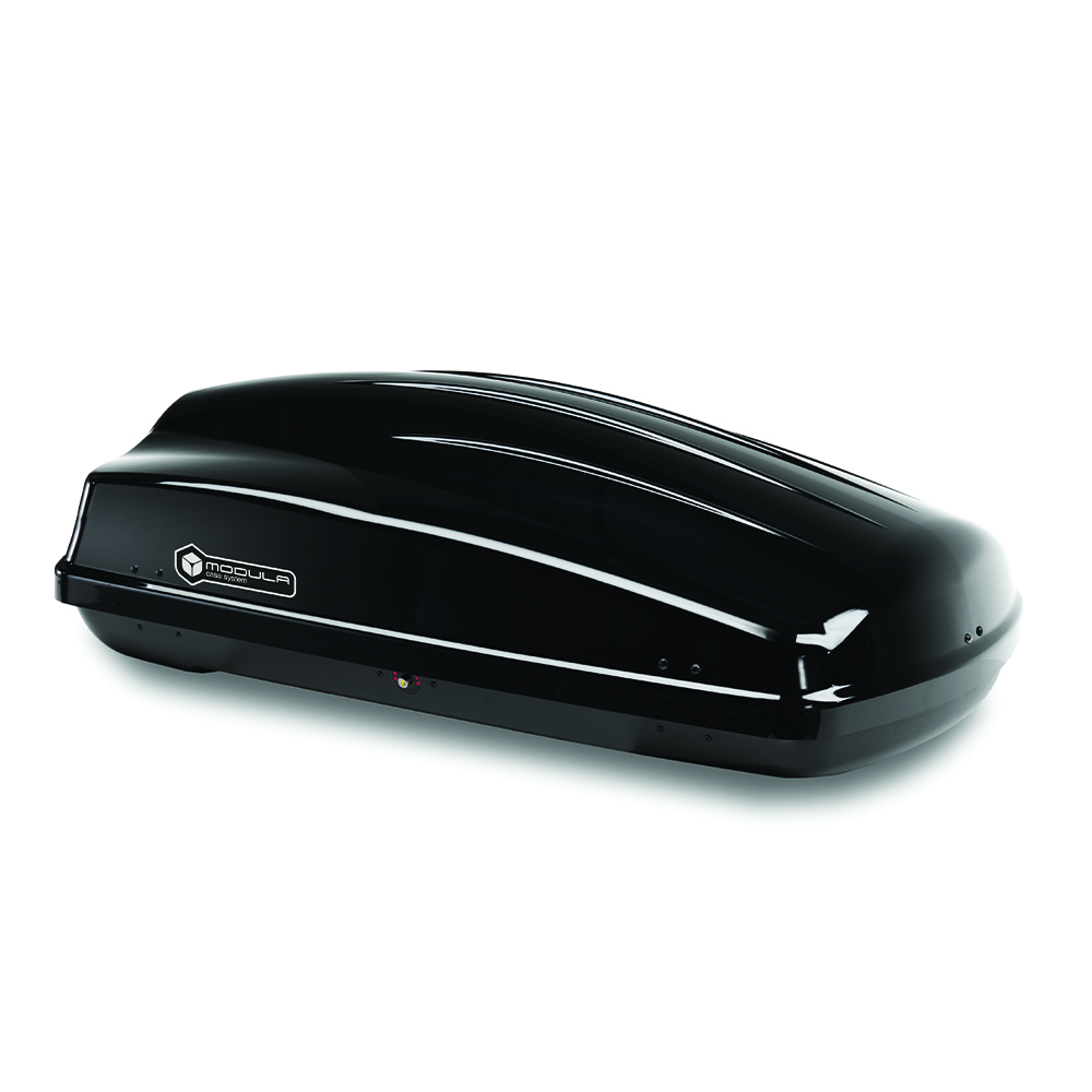 Roof box - Modula 340lt Car Roof Box Luggage Carrier Ciao 340 Black Trunk Carrier
