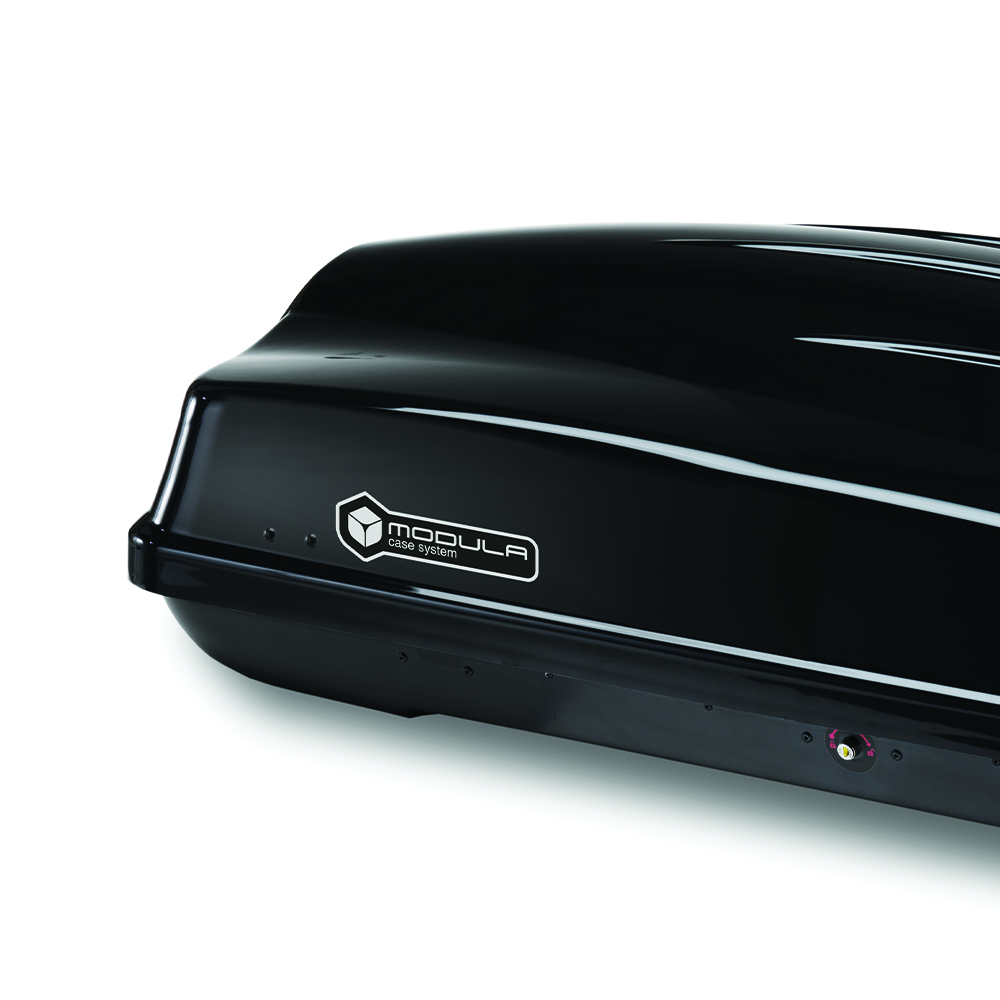 Roof box - Modula 430lt Car Roof Box Luggage Carrier Ciao 430 Black Trunk Carrier
