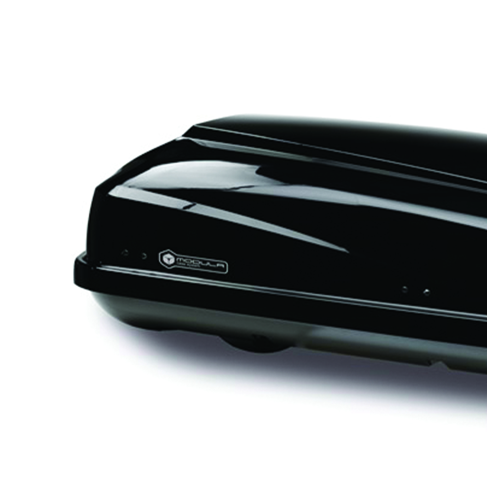 Roof box - Modula 650lt Car Roof Box Travel 650 Black Luggage Carrier Trunk