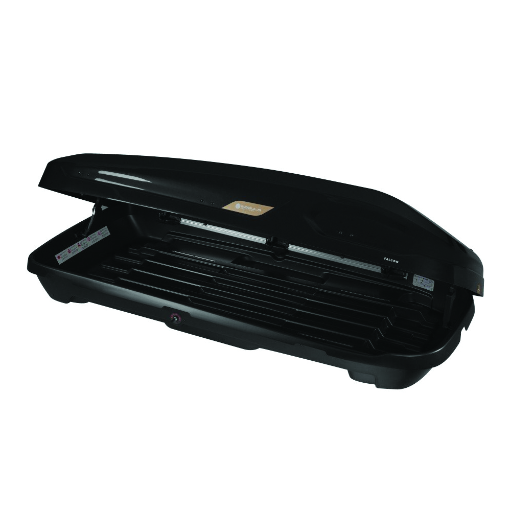 Roof box - Modula 550lt Car Roof Box Falcon 550 Black Luggage Carrier Trunk