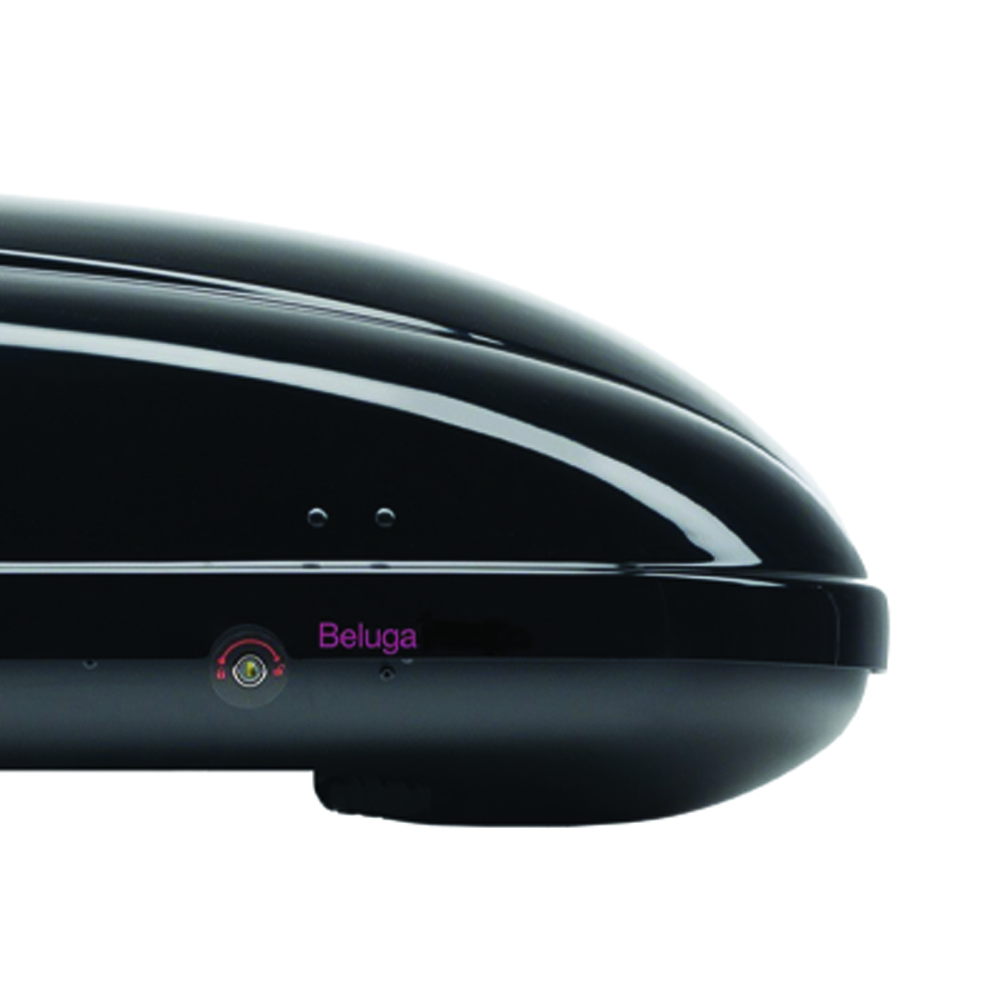 Roof box - Modula 460lt Beluga Easy 460 Black Roof Box Luggage Carrier