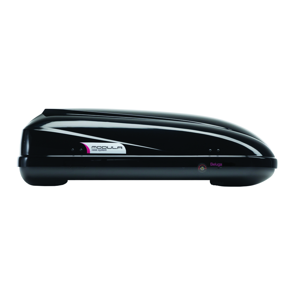 Roof box - Modula 460lt Beluga Easy 460 Black Roof Box Luggage Carrier