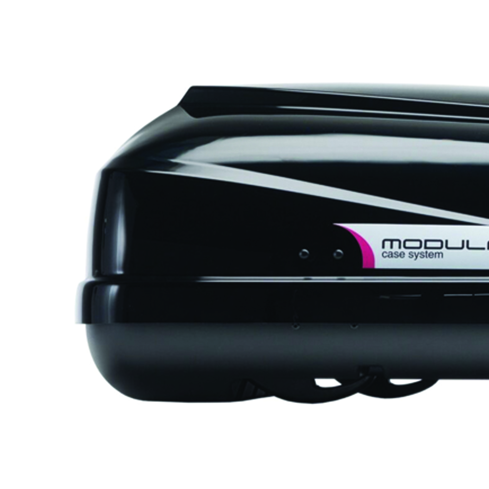 Roof box - Modula 460lt Beluga Xl 460 Black Roof Box Car Luggage Carrier