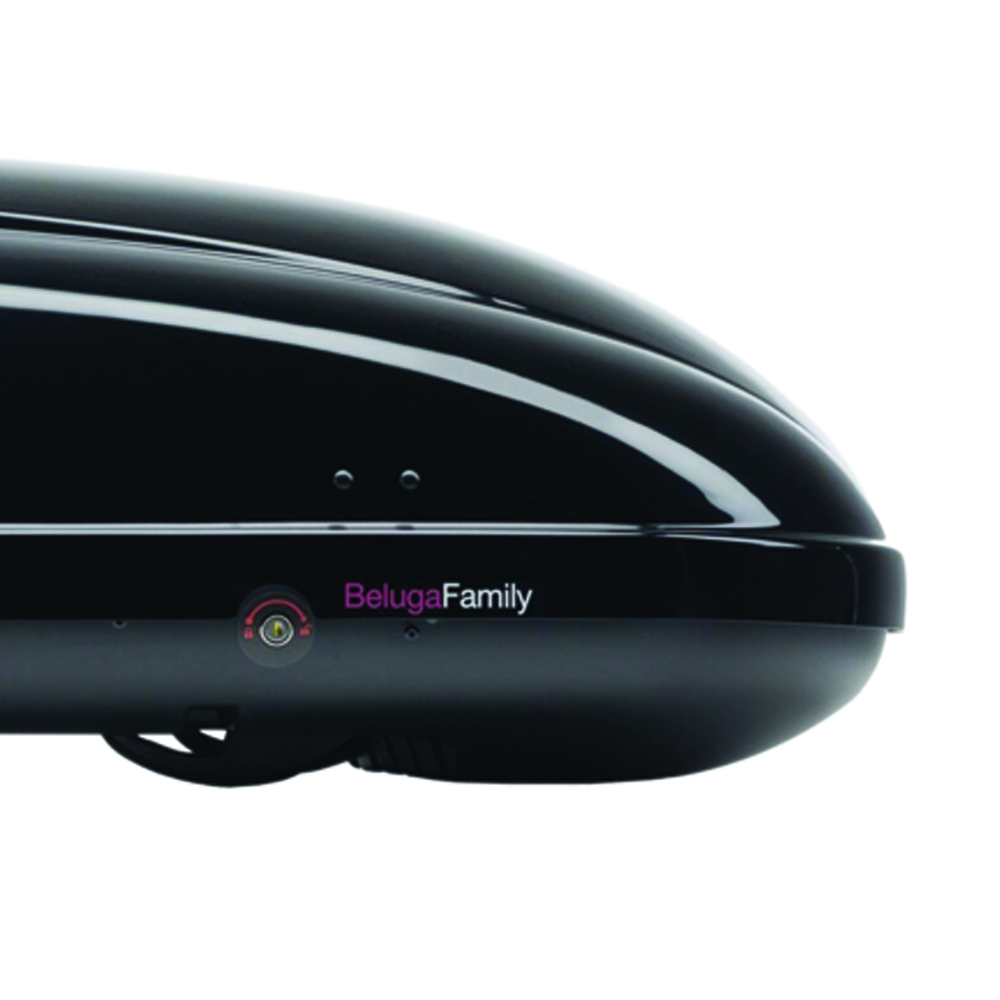 Roof box - Modula 460lt Beluga Xl 460 Black Roof Box Car Luggage Carrier