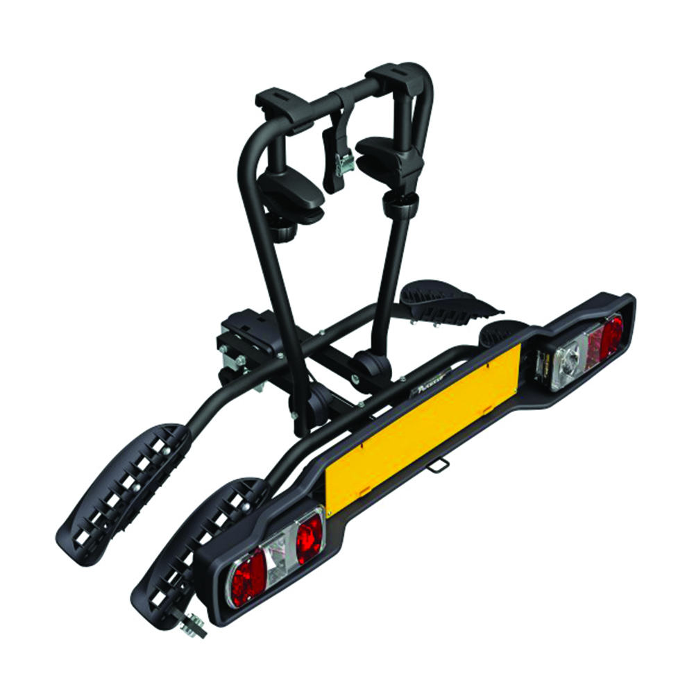 Tow hook bike rack - Peruzzo Portabici Per Gancio Traino Siena 2 E-bike Inclinabile Universale