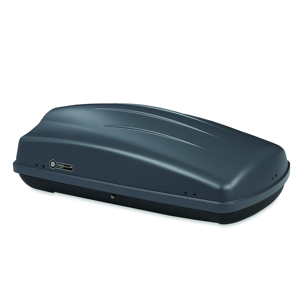 Roof box - Modula 340lt Car Roof Box Luggage Carrier Ciao 340 Grey Trunk Carrier