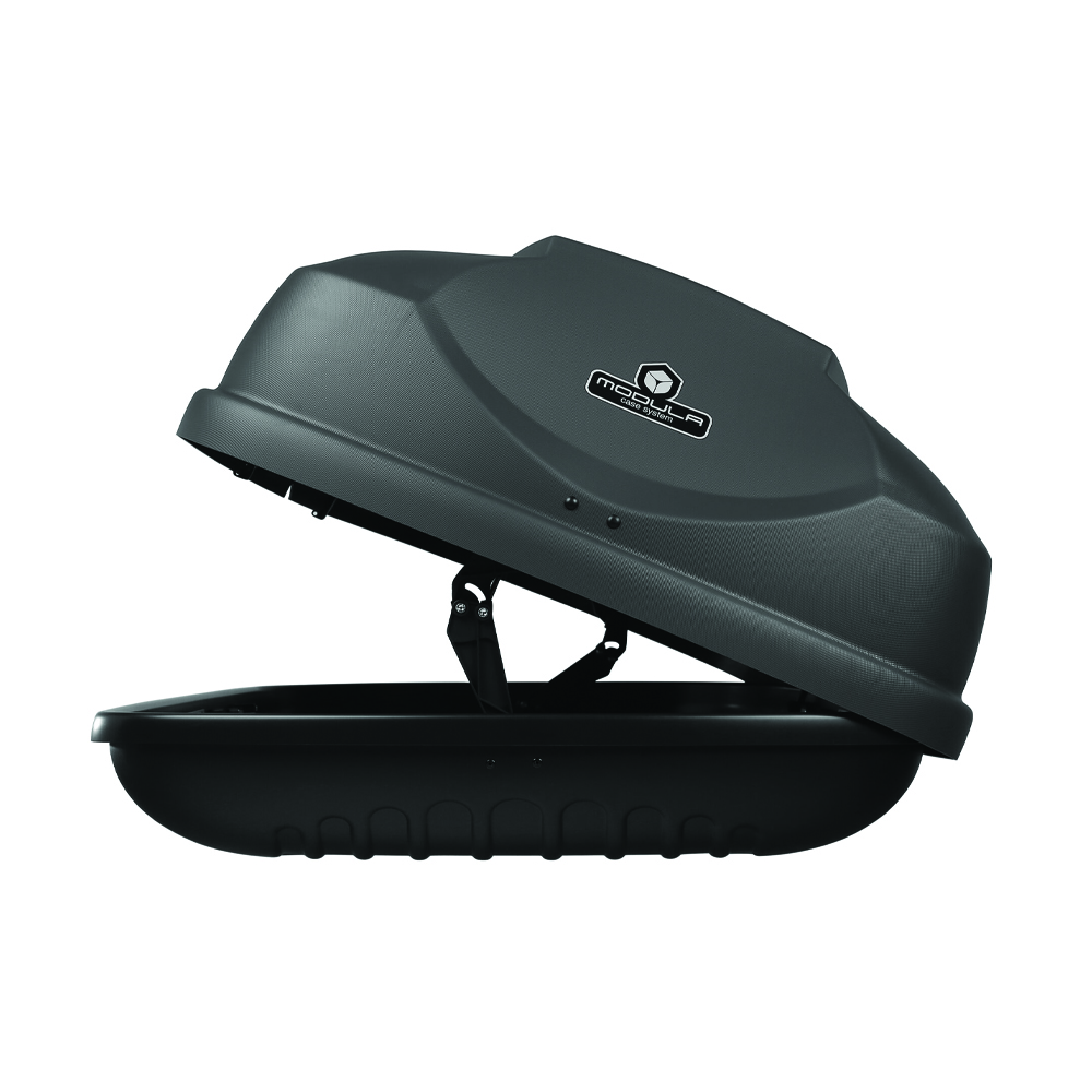 Roof box - Modula 460lt Beluga Xl 460 Grey Roof Box Luggage Carrier