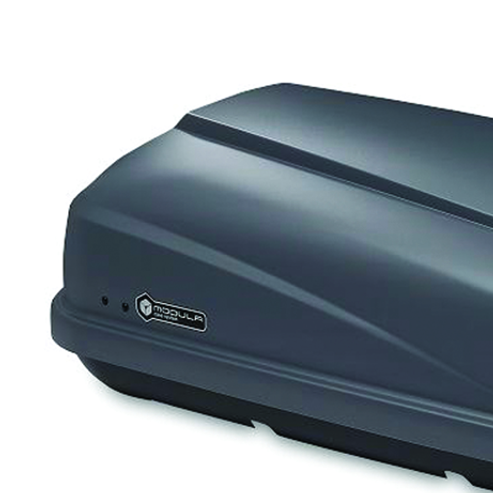 Roof box - Modula 650lt Car Roof Box Travel 650 Luggage Carrier Grey Trunk