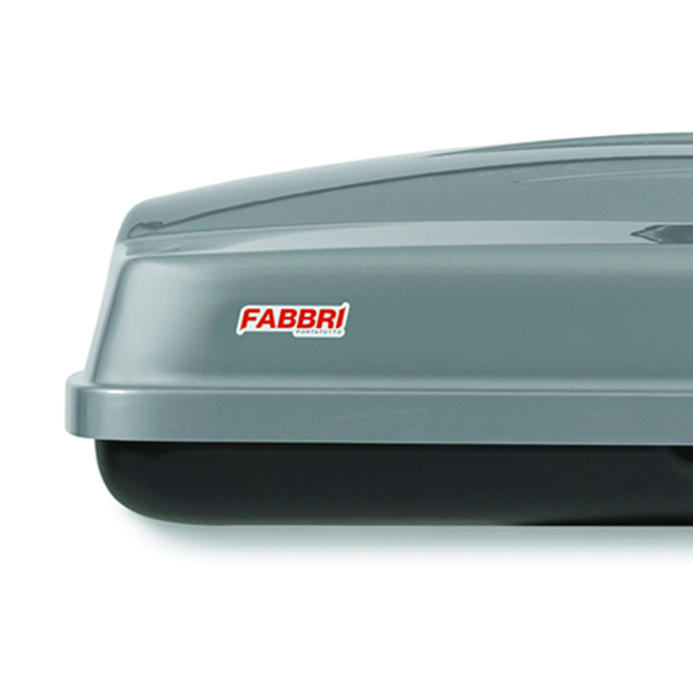 Roof box - Fabbri 310lt Car Roof Box Nova 310 Grey Luggage Carrier Trunk