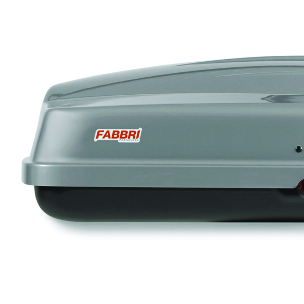 Roof box - Fabbri 340lt Car Roof Box Nova 340 Grey Luggage Carrier Trunk