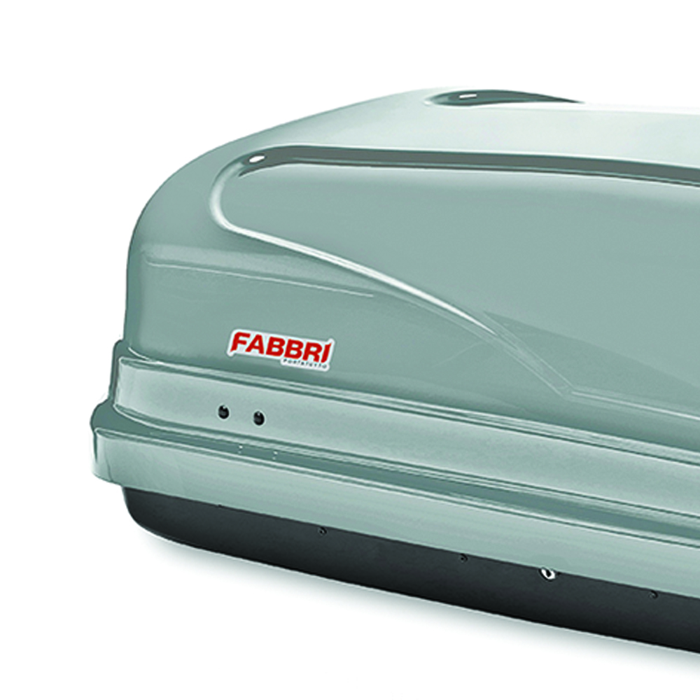 Roof box - Fabbri 360lt Car Roof Box Supernova 360 Grey Luggage Carrier Trunk