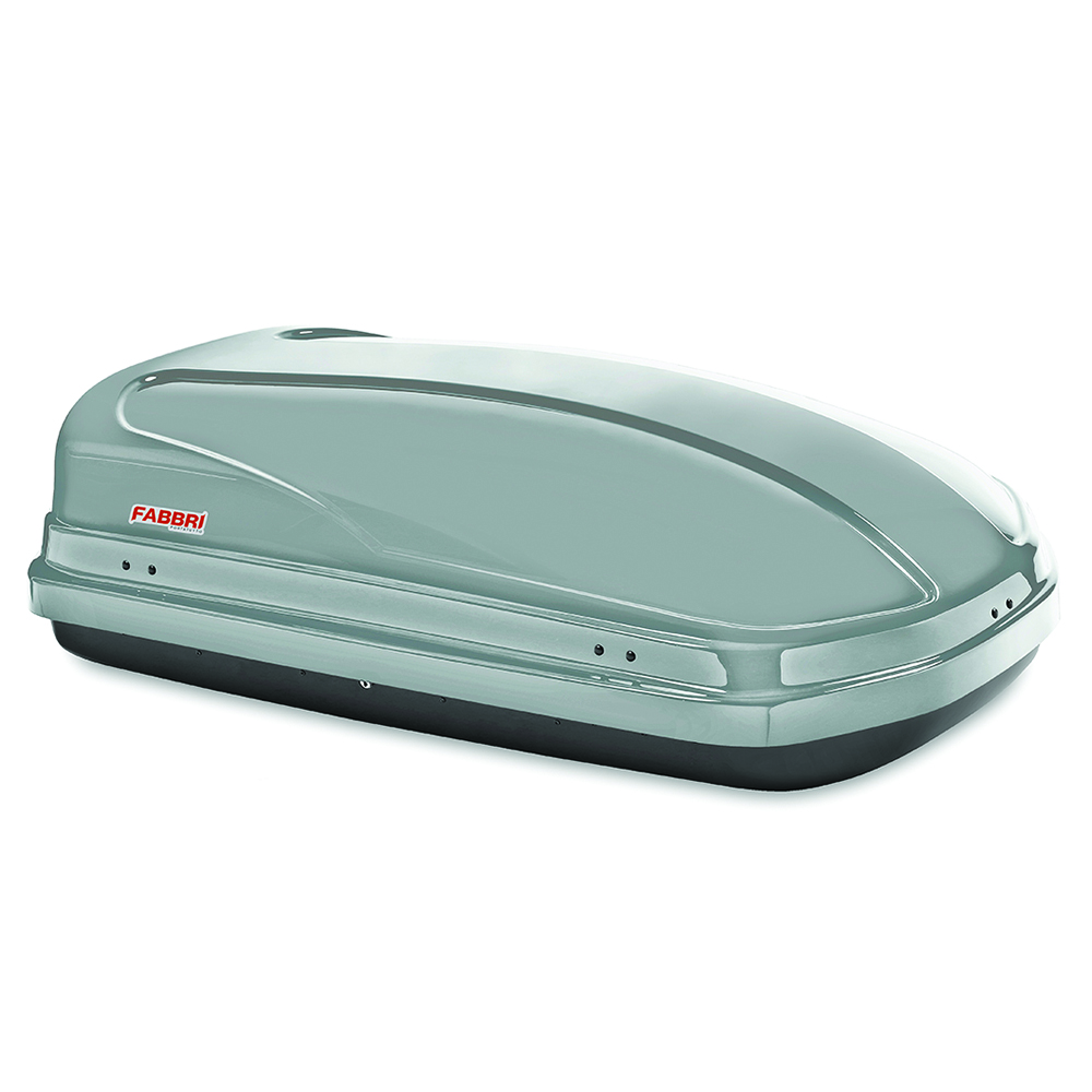 Roof box - Fabbri 360lt Car Roof Box Supernova 360 Grey Luggage Carrier Trunk